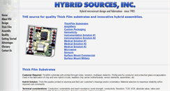 Desktop Screenshot of hybridsources.com